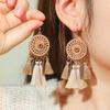 Fashion Ethnic Style High-end Fringed Earrings Personalized Retro Creative Tribal Style Earrings Yiwu Jewelry