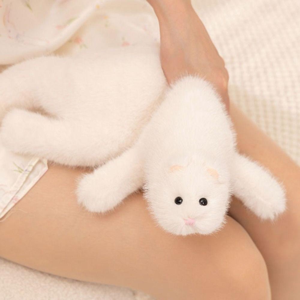 Soft Plush Stuffed Ferret Toy Cute Expression Plush Animal Pillow Ferret Plush Pillow  Long Body