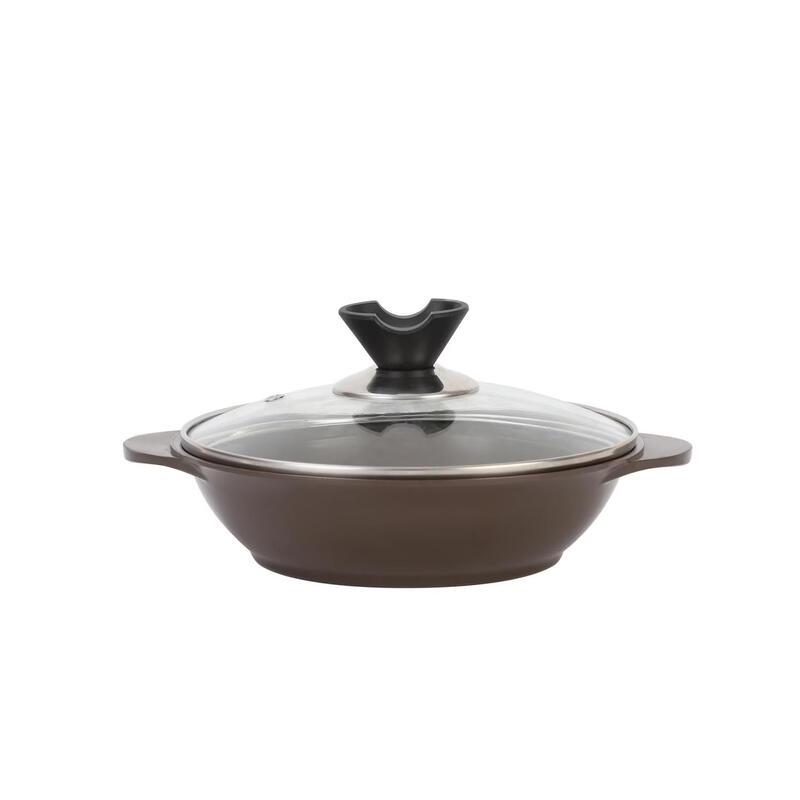 ZISIZ Portable Aluminum Stew Soup Pot