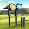 2026 Lawn Solar Lamps LED Waterproof Outdoor RGB Spotlight Landscape Garden Villa Courtyard Plug-in/wall-mounted Tree Light Hot