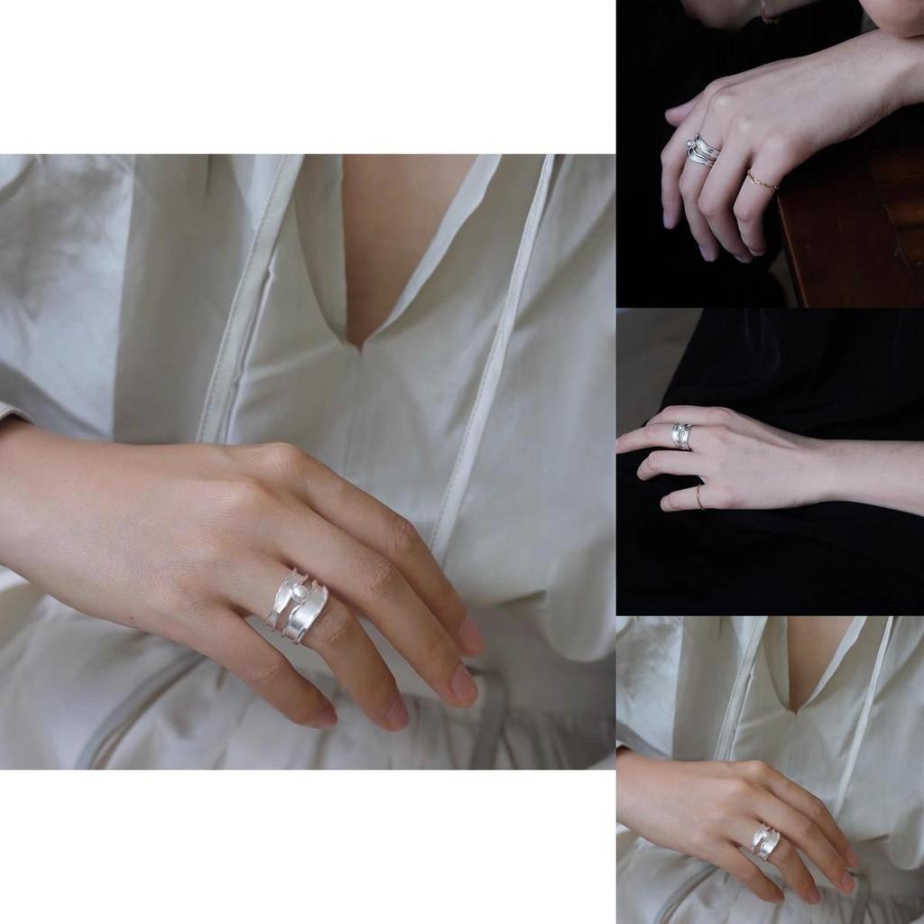 Chic Adjustable Open Ring For Women With Geometric Shapes And Luxurious Appeal