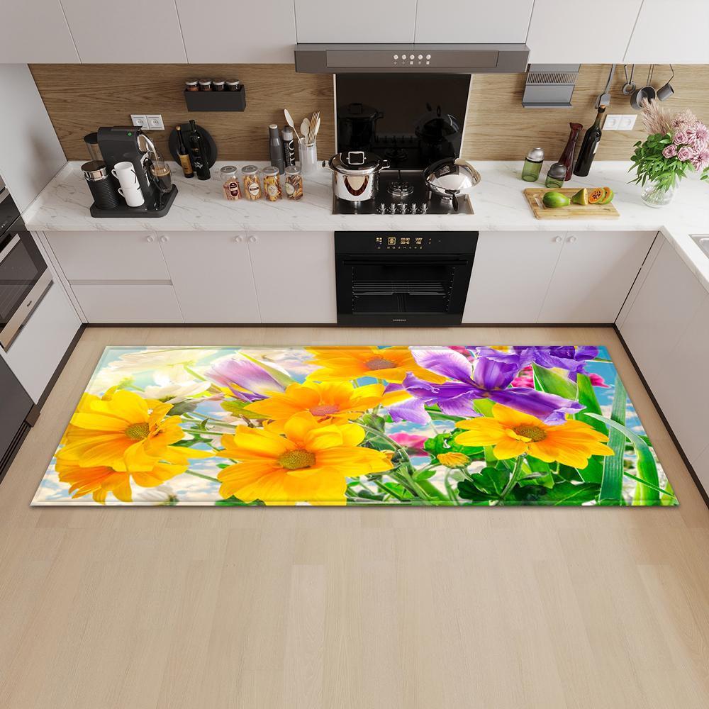 

Коврик для кухни, коврик для входной двери, ковер для спальни, домашний коридор, ванная комната, нескользящий пол, ковер с рисунком для гостиной 50x80cm