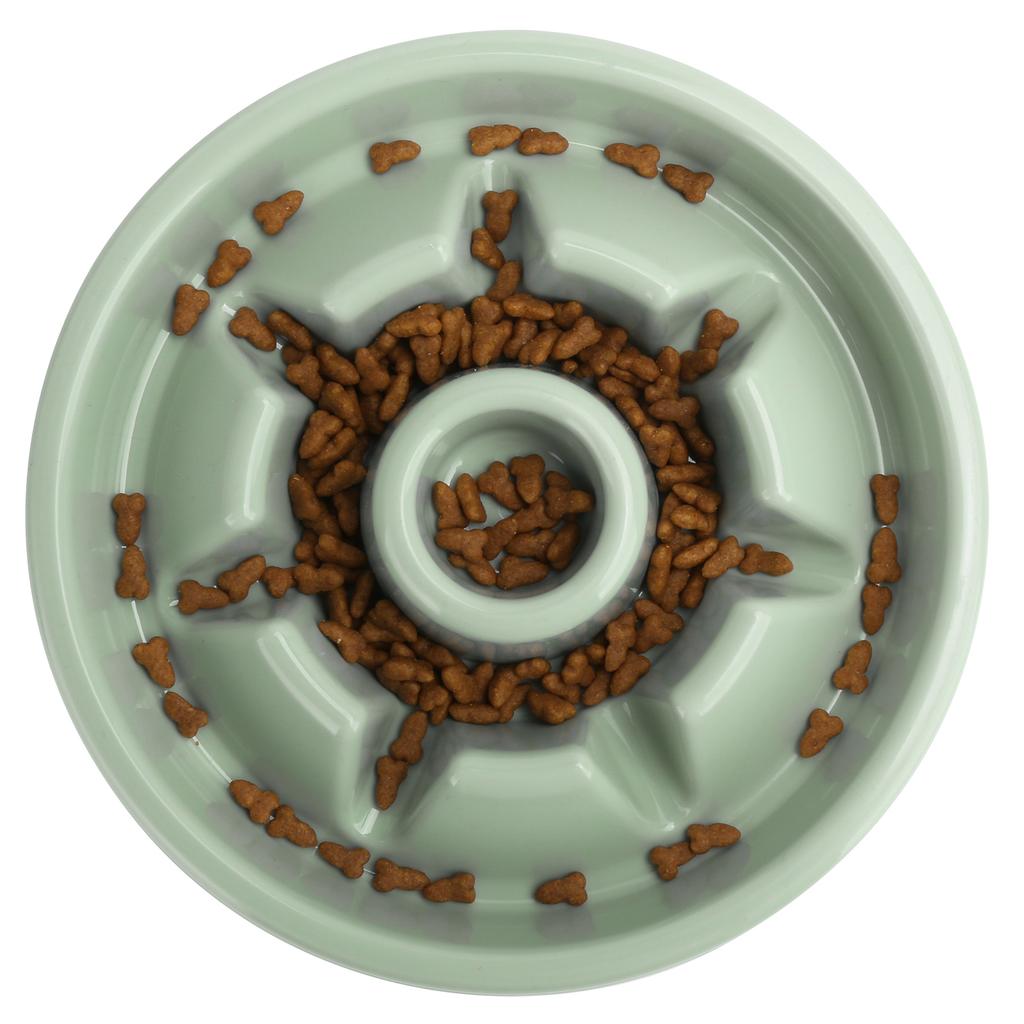 Haustier Langsam Fressen Napf Hund Katze Anti-Schlingen Futter Welpe Lernt Fressen Napf Langsam FresserLernen Sie zu essen, um Ersticken zu verhindern: