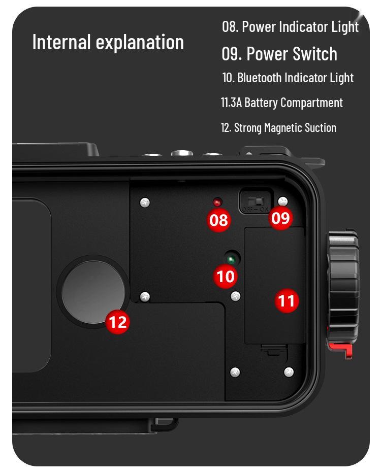 Sea Frog Universal Waterproof Phone Case for Diving and Swimming, Compatible with Android and Apple, 40m Depth Protection.