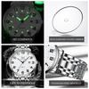 OPK Brand Fashion Waterproof Steel Belt Single Calendar Trend Men's Quartz Watch 6006