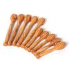 Olive Wooden Honey Dipper Stick Wooden Honey Spoon Stick For Jars Stirrer Dipper Spoon Ideal For Tea & Kitchen Use
