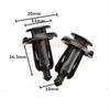 100pcs 10mm for Honda Clips Plastic Push Type Rivet Retainer Fastener Bumper Pin