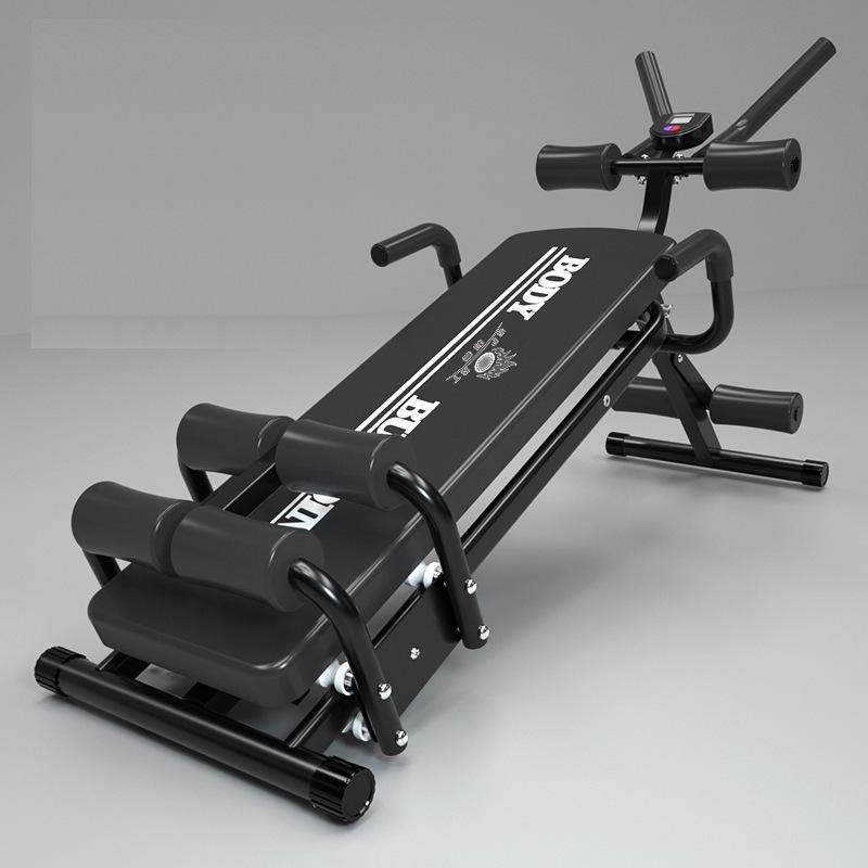 Supine Abdominal Trainer: Lazy Person's Home Fitness Machine for Slim Waist and Reduced Belly.
