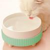 Heated Cat Bowl Rechargeable Pet Water Heating Bowl Noiseless Ceramic Water Bowl Cat Detachable Pet Water Bowl