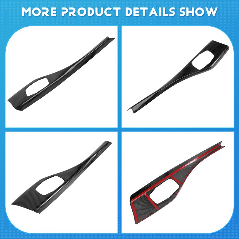 For BMW 1 Series F20 F21 2012-2018 2 Series F22 F23 Carbon Fiber Central Control Multimedia Button Panel Frame Cover LHD-M53K