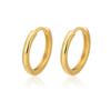 Minimalist Unisex 18K Gold Plated Hoop Ear Cuffs – Elegant and High-Quality Fashion Jewelry.