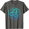 VIKING CELTIC KNOTWORK TRIPLE HORN OF ODIN MEDITATION Unisex T-Shirt
