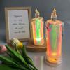 LED Crystal Desk Lamp Projector Bedside Atmosphere Light 3/16 Color Touch Adjustable Night Light Diamond Small Night Light Romantic Hand Gift