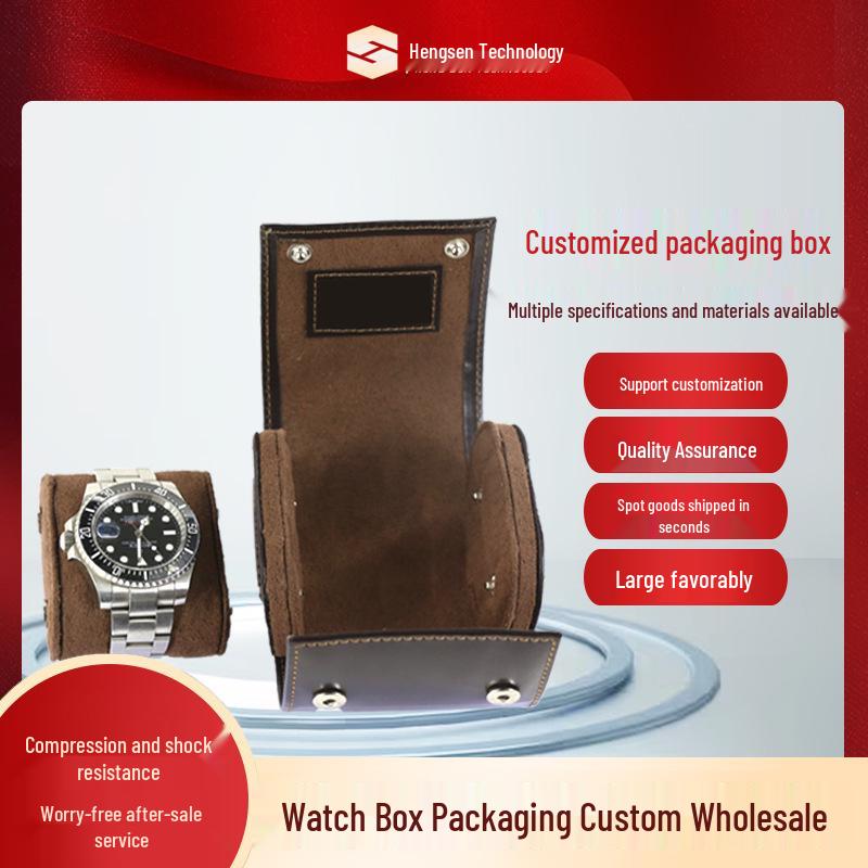 Luxurious Wooden & Leather Flip-top Jewelry Storage Box