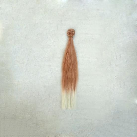 DIY Cute Straight Long Synthetic Faux Hair Wig Kids Dolls Gift Beauty