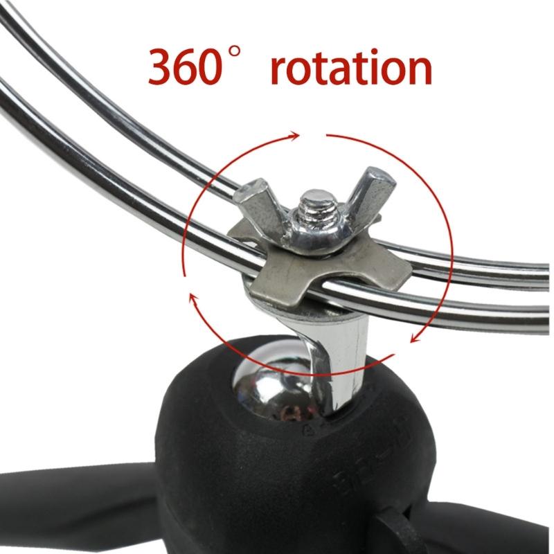 Portables Metal Fishing Poles Vertical Folding Ice Fishing Rod Holder Angling Tool for Winter and Lake Fishing