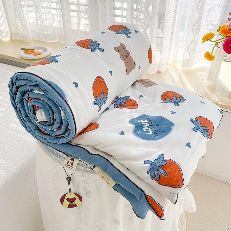 Maternal and Infant-grade Summer Cool Quilt, Summer Air-conditioning Quilt, Spring and Autumn Washable Thin Quilt