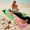 Personalized "Magic Friendship" Beach Towel Microfiber Beach Towel Thin Absorbent for Beach Swimming Yoga Bath Sports. 0910266