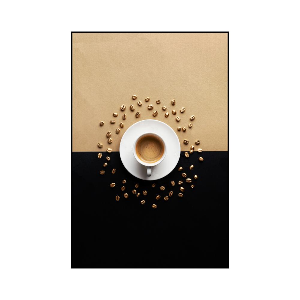 EPeddler Home, dekorativer Kaffeetassen-Muster, Digitaldruck, waschbar, rutschfest, gepunktete Basis, Küchenteppich der neuen Generation