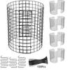 Wide Application Tree Trunk Protector 6 Pack Black