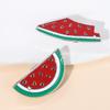 Niedlicher Wassermelonen Emaille Pin Sommerfruchtförmige Brosche Taschen Dekoration Anstecknadeln Damen Reversnadel Schmuck Geschenk