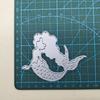 Mořská panna Fishtail Design Styl Kovová vyřezávací šablona pro DIY Scrapbooking Album Foto embossovací papír Card Craft Decor