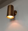 Mid Century Brass Wall Sconce - Focus Lighting Fixture