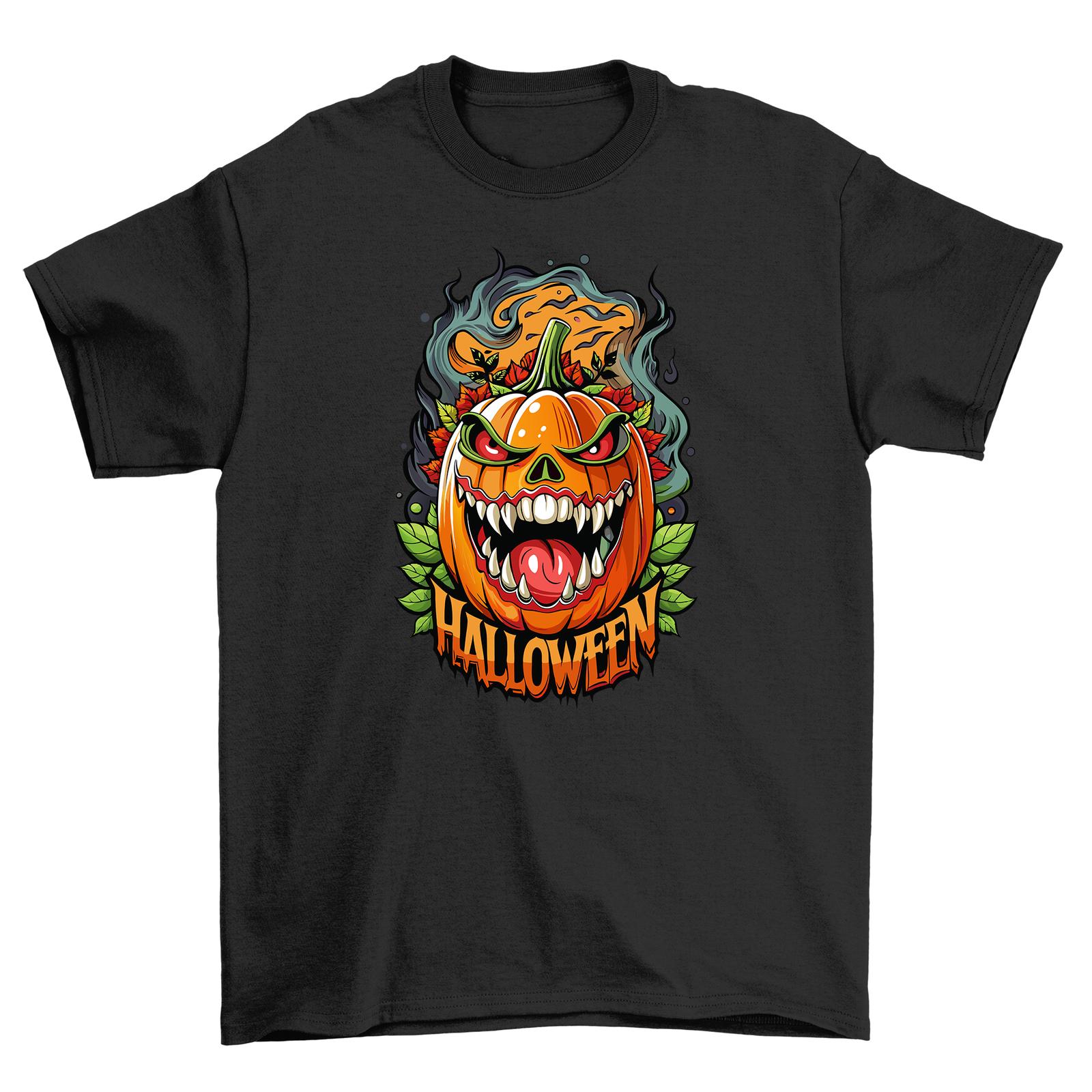 

Halloween_215 T-Shirt Mens Womens Tees Top - Spooktacular and Flaming! 100% Cotton, Funny Unisex Desi S