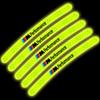 Car Wheel Hub Reflective Stickers Tire Rim Luminous Accessories For BMW M E34 E36 E60 E90 E46 E39 E70 F10 F20 F30 X5 X6 X1 M3 M5 M6 E71 F01 F02 F87