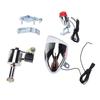 Bike Generator Headlight Tail Light Kit 6W Friction Generator Head Tail Lamp for Road Bike Mountain Bike