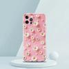 Soft TPU Transparent Phone Case Cover for iPhone 16 15 14 13 12 11 Pro Max XR 8 7 Plus XR Shell Small Flower Stars Pattern Bags