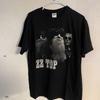 Band T-Shirt - ZZ TOP - Billy Gibbons Dusty Hill Frank Beard 2013 Black - Medium
