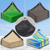 Coffee Color Windproof & Dustproof Thickened Shade Net for Rooftop, Balcony, Car, Flowers, Fish Pond