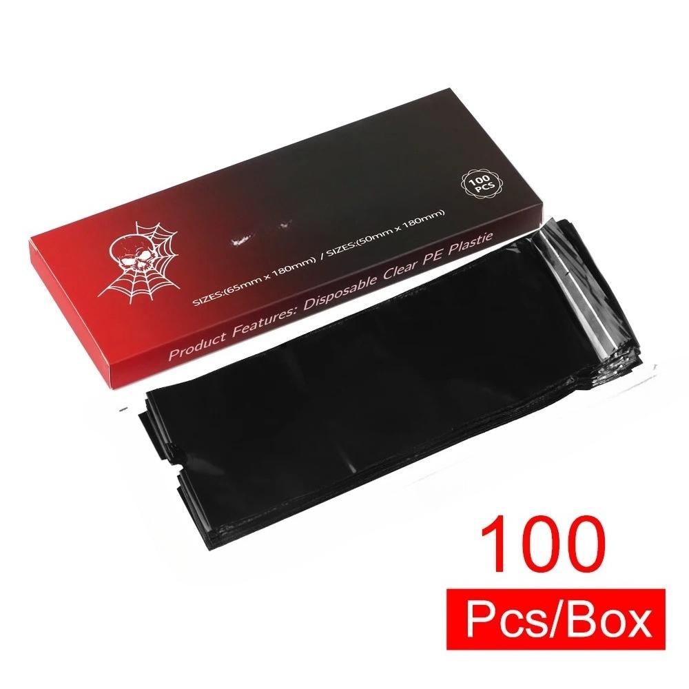 100 PCS Waterproof Tattoo Pen Protective Packaging Color Barrier Tattoo Film Machine Pen Protective Film Anti Fouling Film