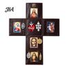 Spiritual Practice Tool Portable Catholic Altar, Handmade Pocket Prayer Shrine, Faux Leather Folding Altar Foldable Devotional Religious Gift