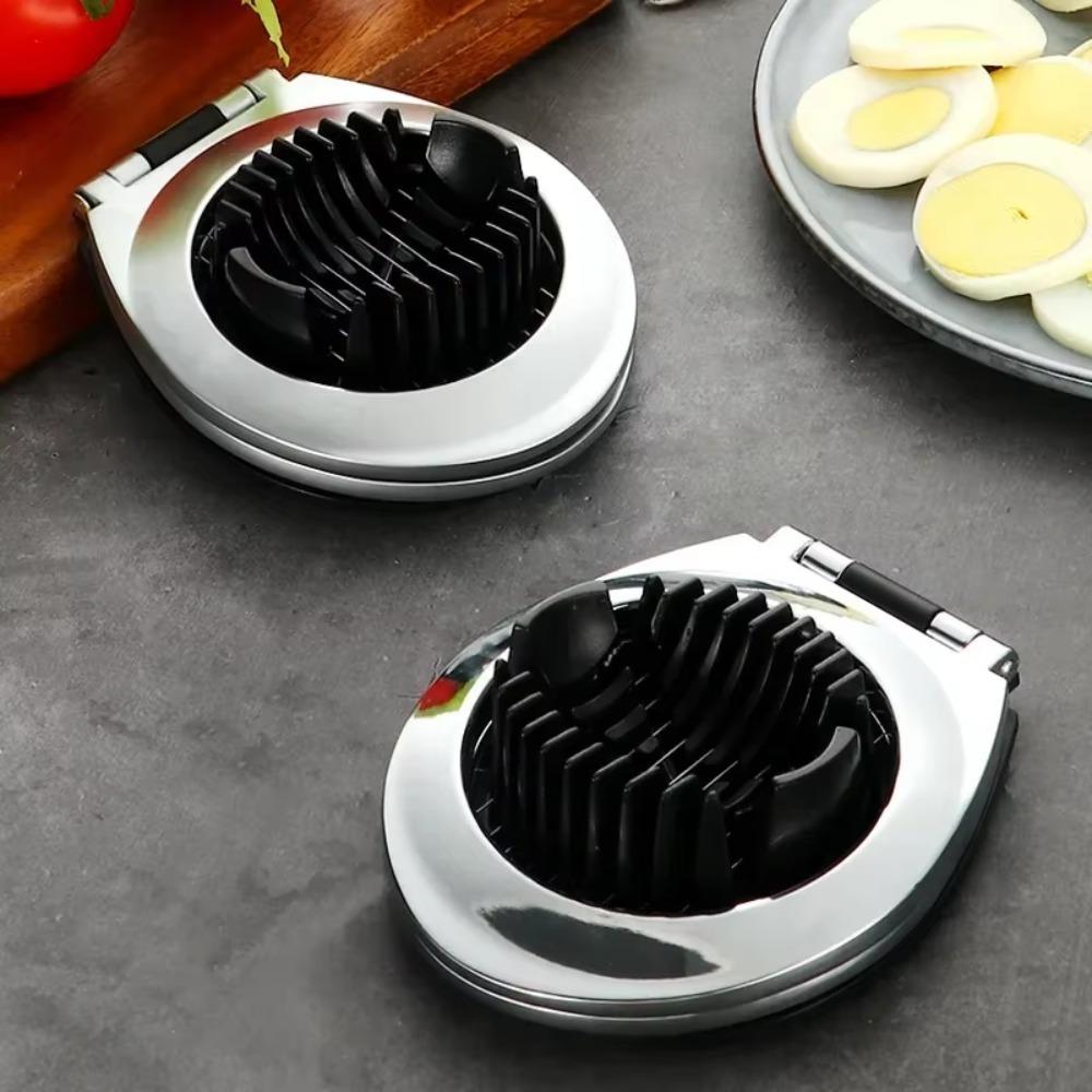 Rust-proof Egg Slicer 2 In 1 Strawberry Cutter Multipurpose Eggs Divider  Grapes