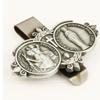 St Christopher MedalFor Car Saint Christopher Visor Clip Catholic Visor Clips For Cars Driving Decorations