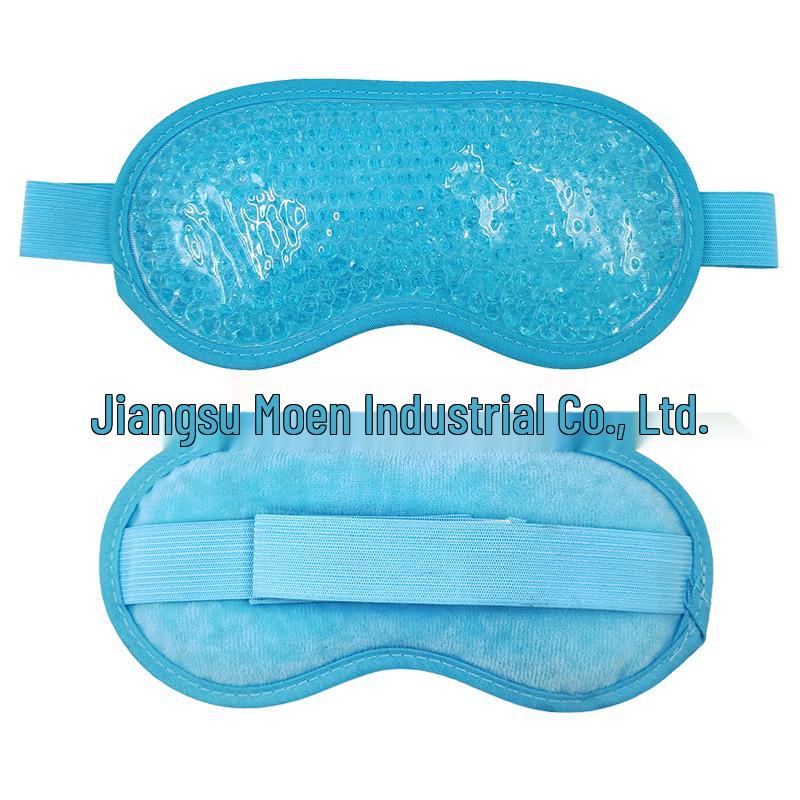 

Adjustable Cold/Hot Gel Eye Mask with Plush PVC Beads синий