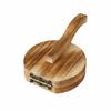 Dumpling Wrapper Press Easy to Use Dumpling Skin Former Manual Pastry Presser Time-Saving Kitchen Gadget Sturdy Wood