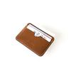 Graygray Italian Vegetable Pebble Card Wallet Tan