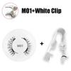 Glue Free Magnetic Eyelashes with Clip DIY False Eyelash Clusters Magnetic False Eyelashes  Female