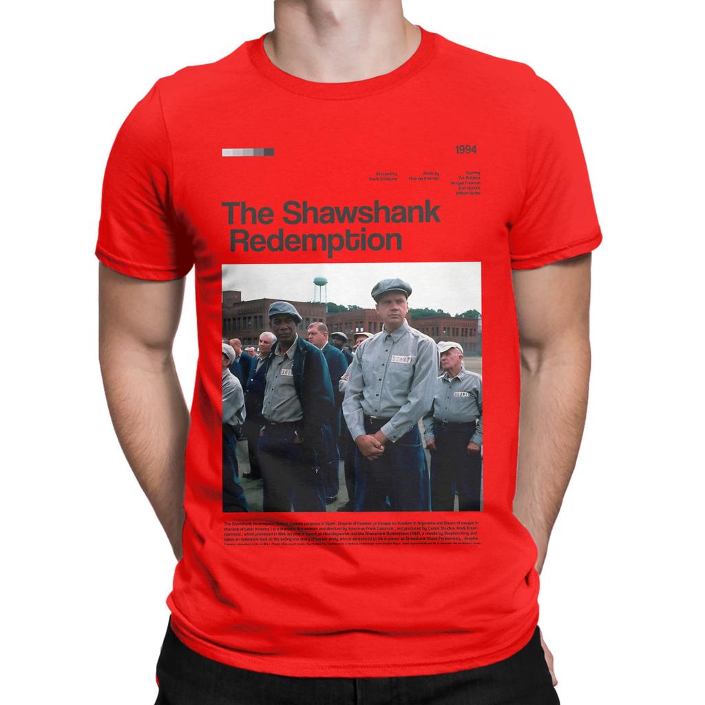 The Shawshank Redemption movie poster Graphic 100 Cotton TShirt The Shawshank Redemption Tops Tees For Unisex