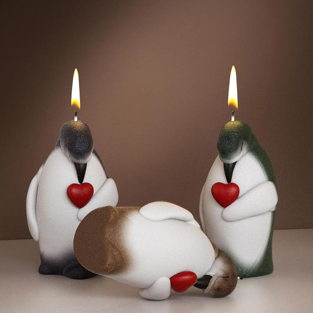 Flexible Silicone Mold Animal Shape Candle Molds Scented Aromatherapys Making Mould Handmade Desk Ornament Mould