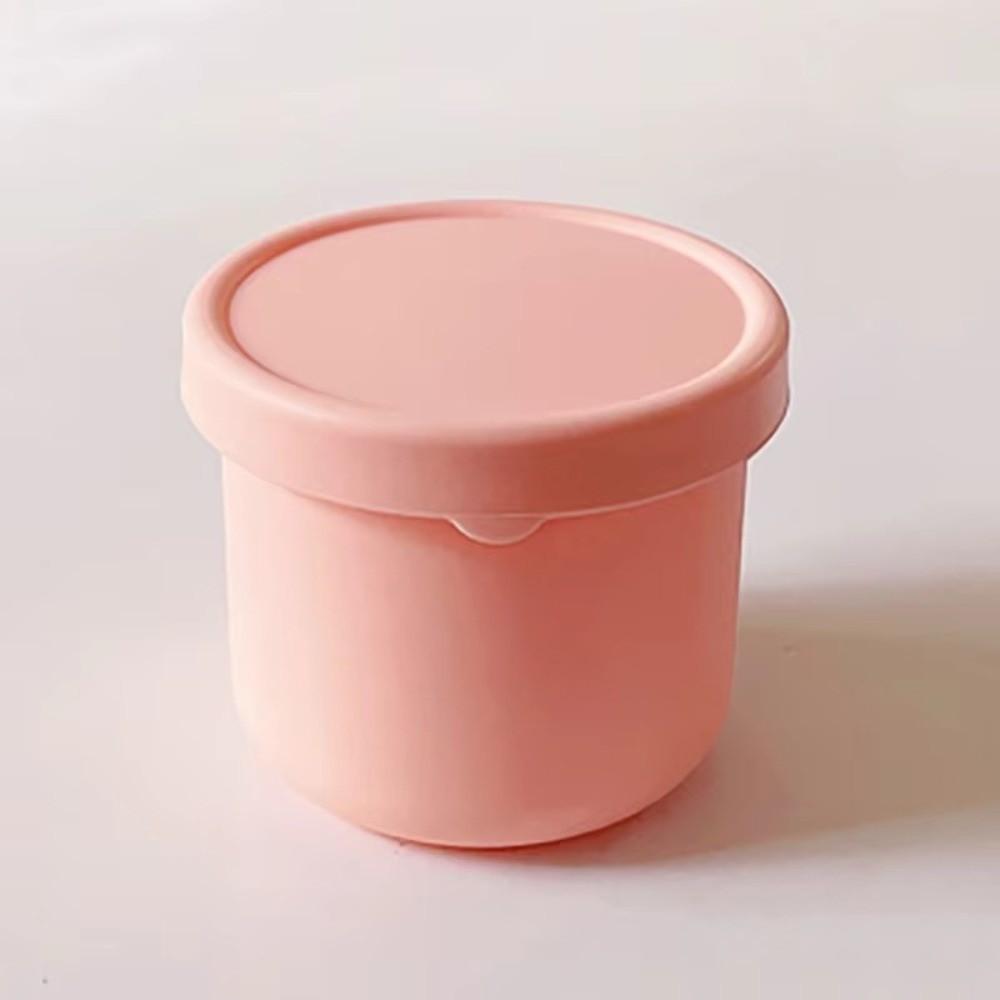 New Silicone Salad Dressing Box 250ml 700ml BPA Free Snack Container Leakproof Lids Non-stick Lunch Boxes For Children