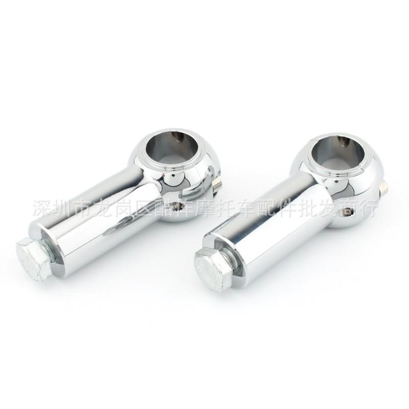 Harley-Davidson 3 Inch Riser Spacer Kit Handlebar Height Adjustment Chrome Or Black