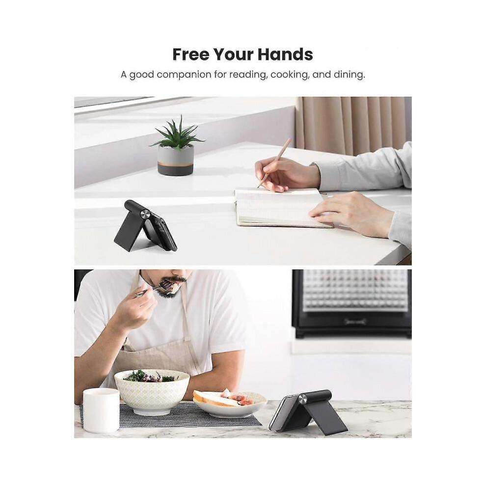 Mobile Phone Stand Table Mobile Phone Holder Mobile Phone Holder Table Stand Portable Mobile Phone Stand (black) less