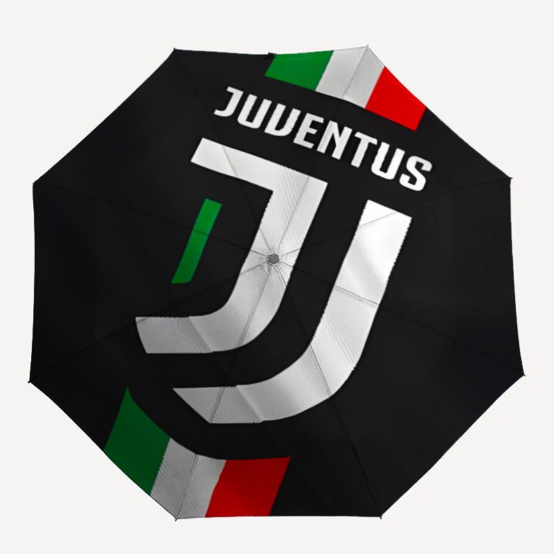 1pc Juventus Umbrella, Sun Protection, And UV Shielding. It Has Eight Sturdy Ribs for Outdoor Use And Perfect As a Holiday Gift