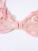 2024 Euro-Amerikanisches kleines Herz Spitzen-Dessous-Set