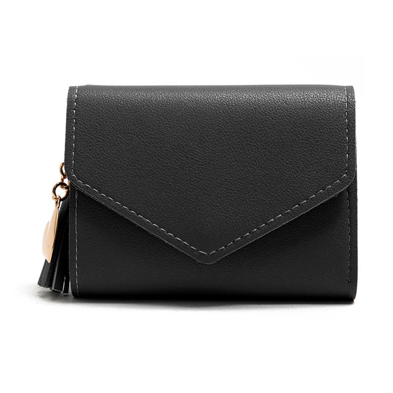 Мини-кошелек с кисточками, женский модный кошелек, женские короткие мини-кошельки, корейский студенческий милый кошелек, женский маленький кошелек для женщин