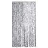 Vidaxl Zasłona Przeciwko Owadom, Biało-Szara, 100X200 Cm, Szenil
